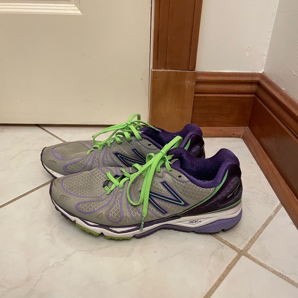 New Balance Women's Running Shoes - Gray and Purple